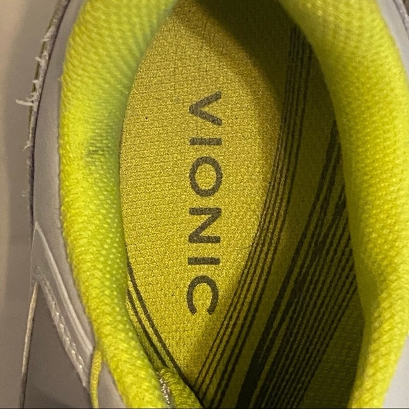 Vionic Kona Orthotic Running Shoes in Gray/Lime Size 7.5 - Picture 10 of 10